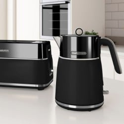 Kettle Morphy Richards Signature Black Silver 2200 W 1,5 L