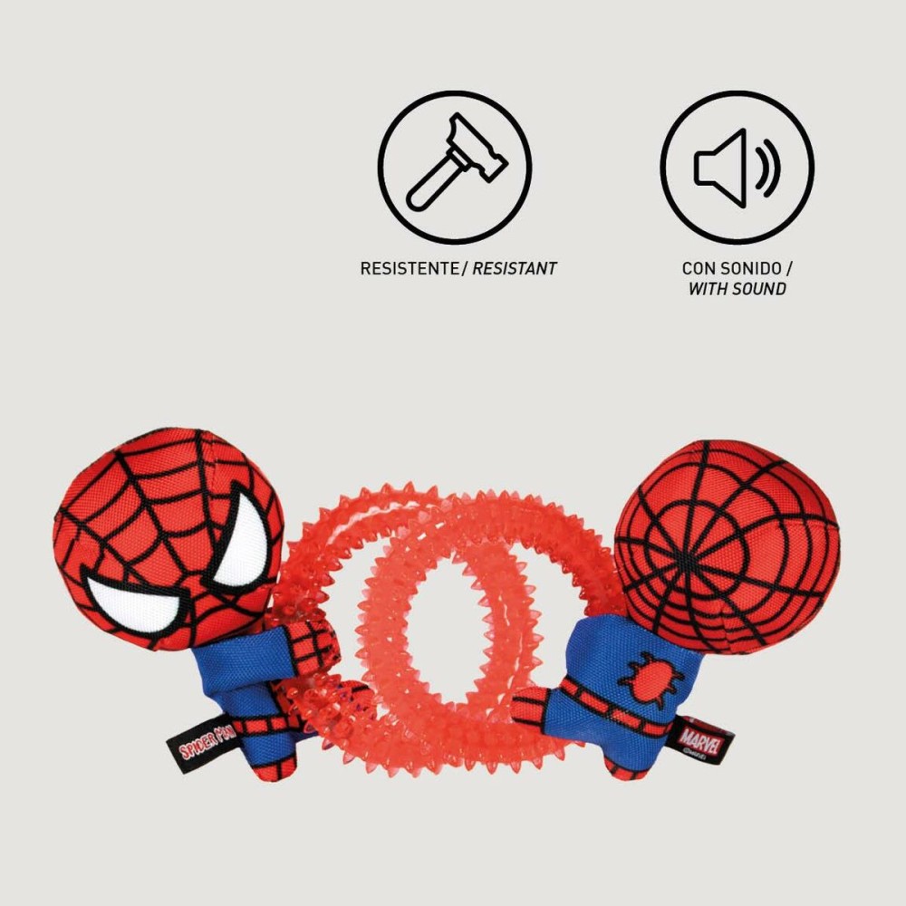 Jouet pour chien Spider-Man Rouge 100 % polyester
