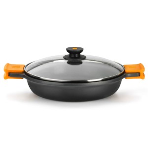 Kasserolle BRA A270524 Schwarz 5 L Ø 24 cm