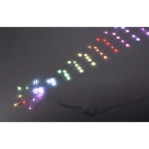 Décorations de Noël Lifetime RGB Étoile de Noël 220 V 119 cm Plastique LED RGB