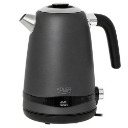 Bouilloire Adler AD 1295g Gris Acier inoxydable 2200 W 1850 W 1,7 L