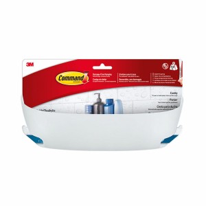 Badezimmerregal Command Weiß 29 x 10,5 x 12,5 cm Kunststoff