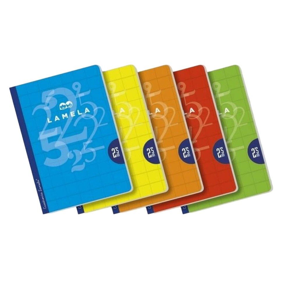 Carnet Lamela Multicouleur A4 (5 Pièces)