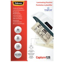 Couvertures de plastification Fellowes 25 Unités Transparent A4