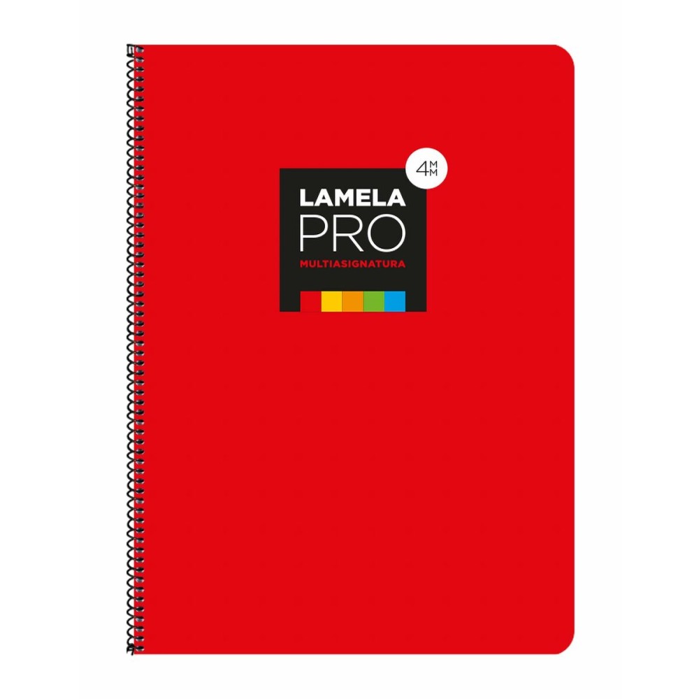 Notebook Lamela Multicolour Din A4 5 Pieces 100 Sheets