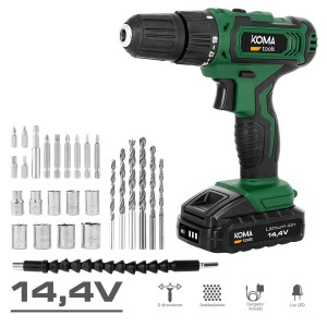 Set de forage et accessoires Koma Tools 22 Nm
