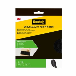 Attache de câbles Scotch Noir 38,1 MM X 9,1 M