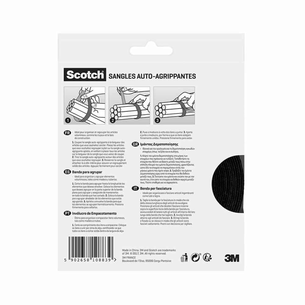 Kabelbinder Scotch Schwarz 38,1 MM X 9,1 M