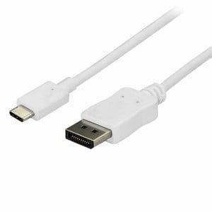 Adaptateur USB C vers DisplayPort Startech CDP2DPMM6W 1,8 m Blanc