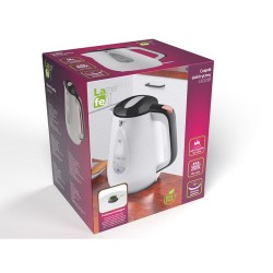 Bouilloire Lafe CEG018 Blanc Noir 2200 W 1,7 L