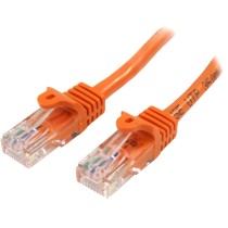 Câble Réseau Rigide UTP 6ème Catégorie Startech 45PAT2MOR 2 m Orange