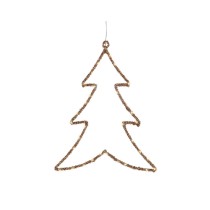 Weihnachtsschmuck Lumineo Gold Metall 34 x 46 cm