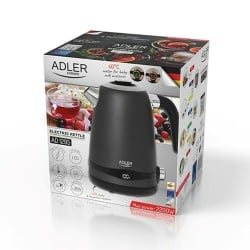 Kettle Adler AD 1295g Grey Stainless steel 2200 W 1850 W 1,7 L