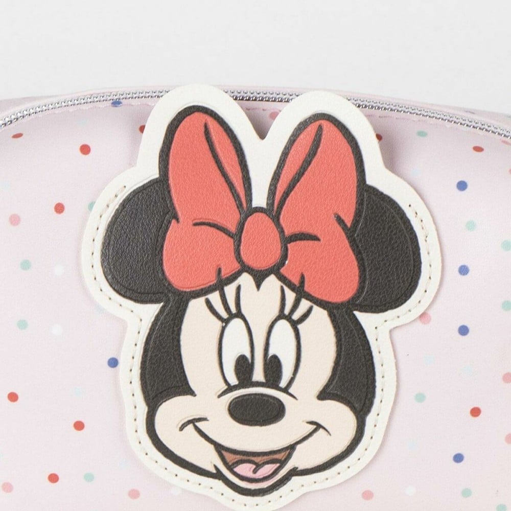 Reise-Toilettentasche Minnie Mouse Rosa 100 % Polyurethan 28 x 10 x 17,5 cm