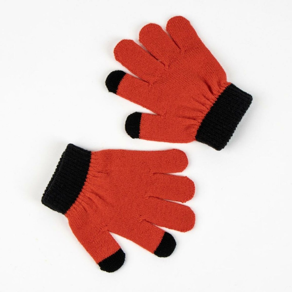Bonnet et gants Spider-Man Rouge 2 Pièces