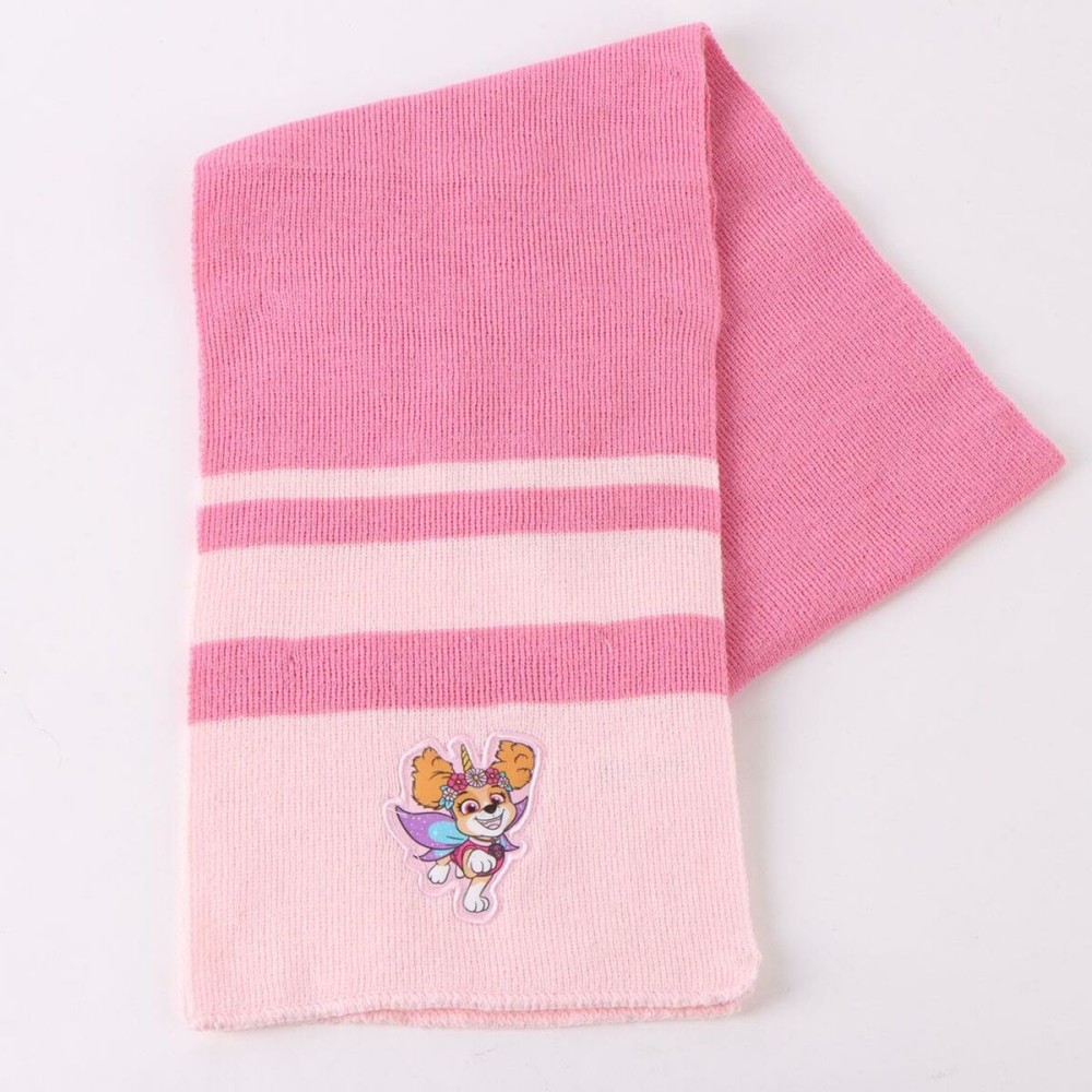 Mütze, Schal und Handschuhe The Paw Patrol Rosa 3 Stücke