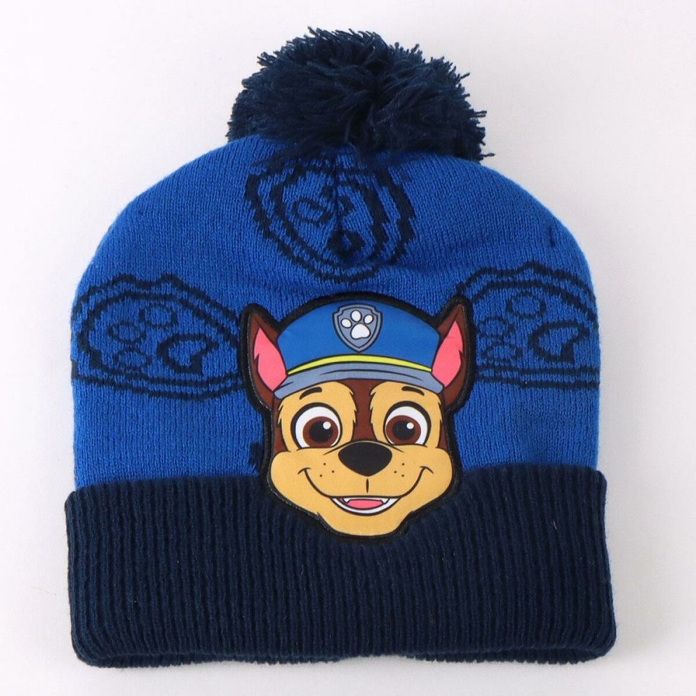 Bonnet, écharpe et gants The Paw Patrol Bleu 3 Pièces