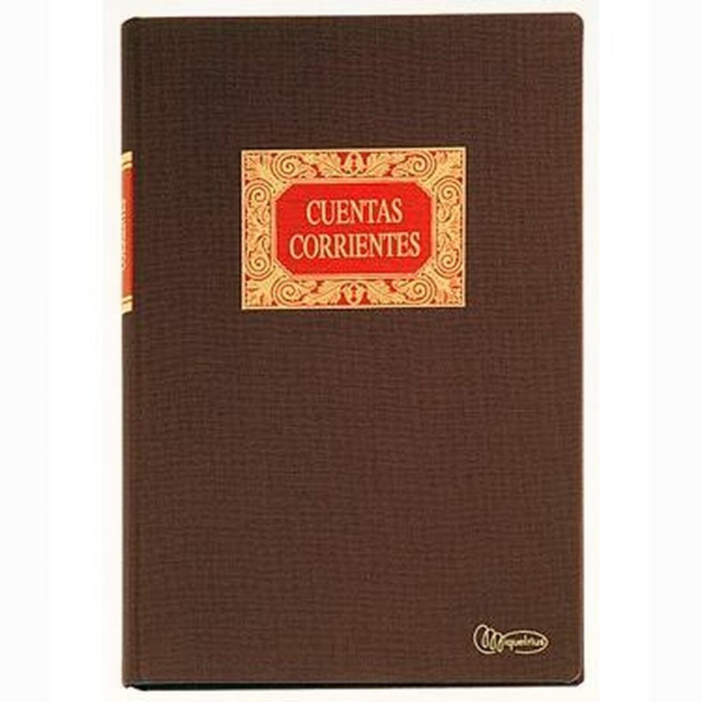 Account Book Miquelrius 4022 Brown A4 100 Sheets