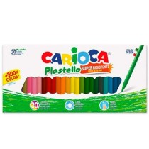 Wachstifte bunt Carioca Plastello Bunt (54 Stück)