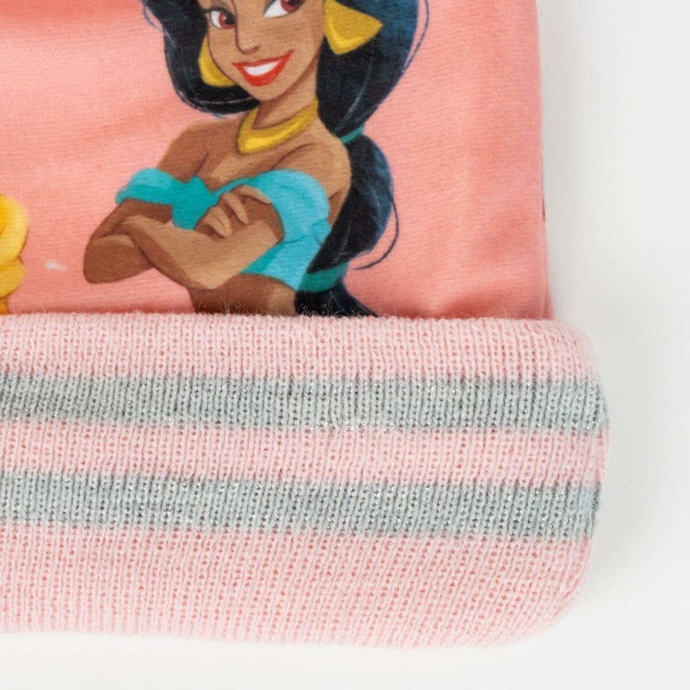 Mütze und Handschuhe Disney Princess Rosa