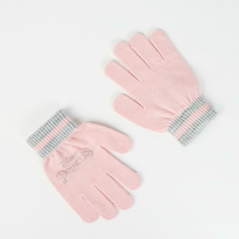 Mütze und Handschuhe Disney Princess Rosa