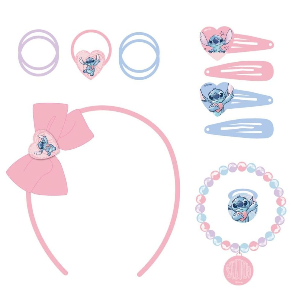 Kit de Coiffeur pour Enfant Stitch Rose