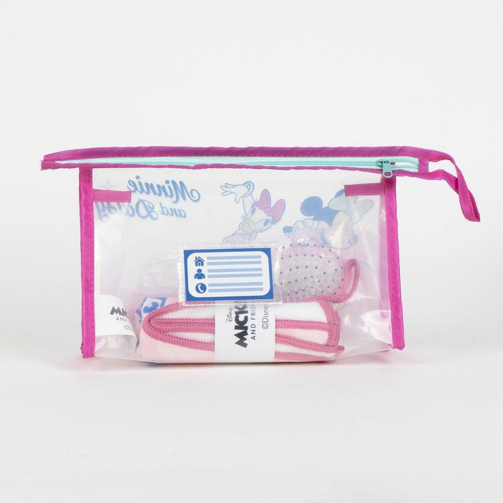 Trousse de Toilette avec Accessoires Minnie Mouse Rose 23 x 15 x 8 cm