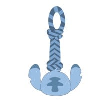 Dog toy Stitch Blue Polyester Cotton