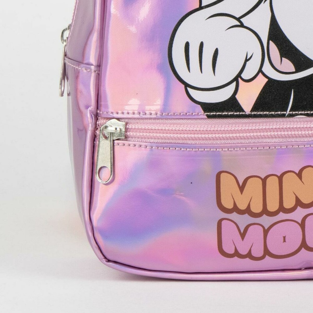 Sac à dos Casual Minnie Mouse Rose 23 x 23 x 8 cm