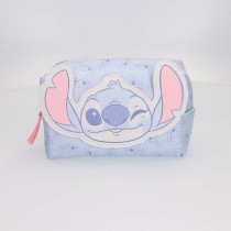 Travel Vanity Case Stitch Blue 100 % Polyurethane 17 x 10 x 7 cm