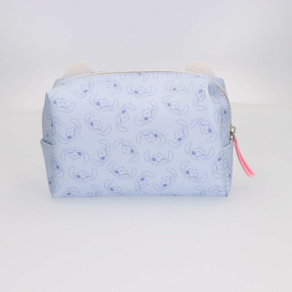 Travel Vanity Case Stitch Blue 100 % Polyurethane 17 x 10 x 7 cm