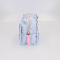 Travel Vanity Case Stitch Blue 100 % Polyurethane 17 x 10 x 7 cm