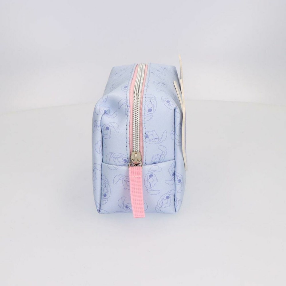 Travel Vanity Case Stitch Blue 100 % Polyurethane 17 x 10 x 7 cm
