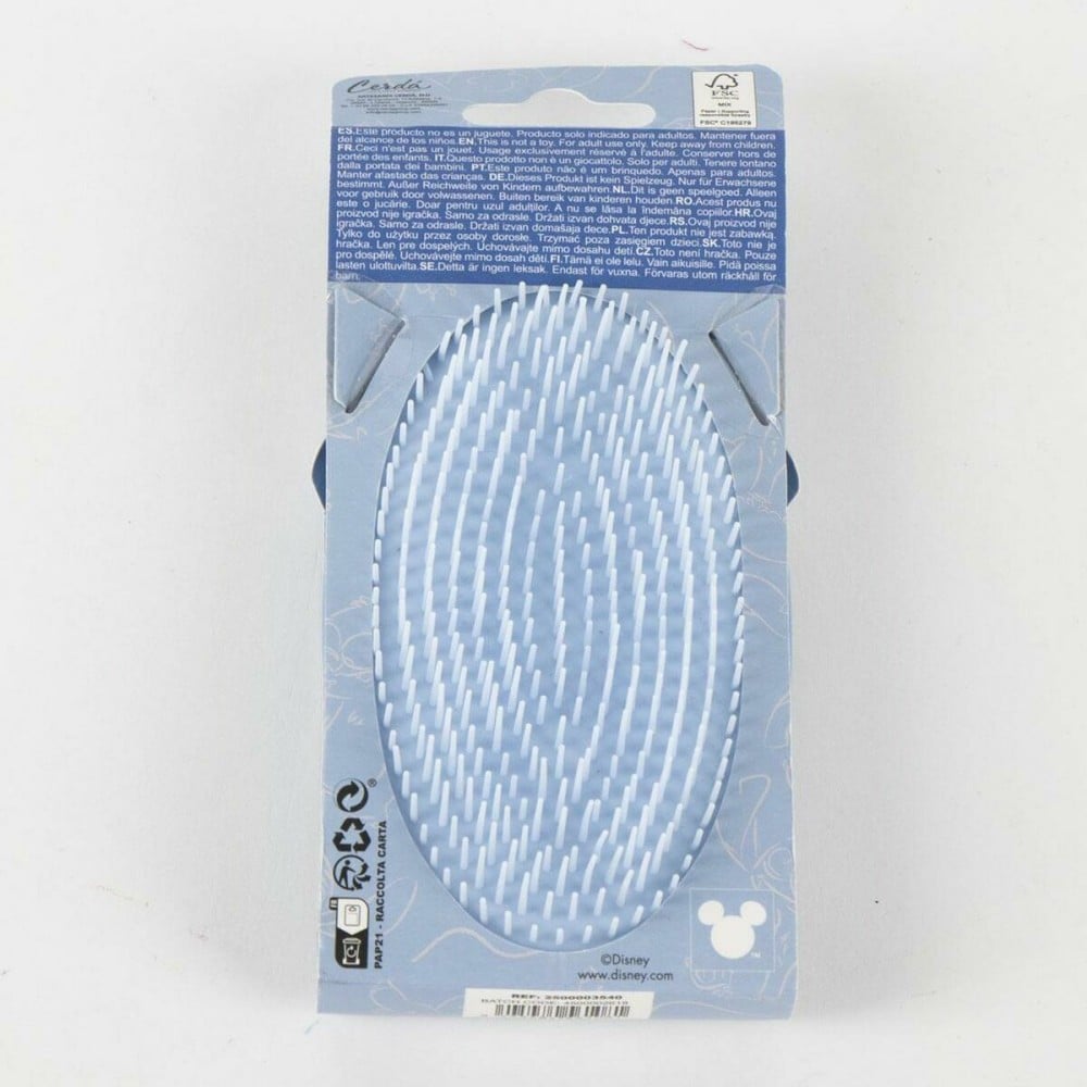 Knotenlösende Haarbürste Stitch Blau 100 % ABS
