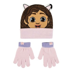 Mütze und Handschuhe Gabby's Dollhouse Rosa 2 Stücke