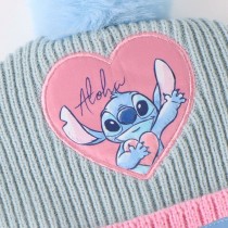 Bonnet, écharpe et gants Stitch Bleu clair 3 Pièces