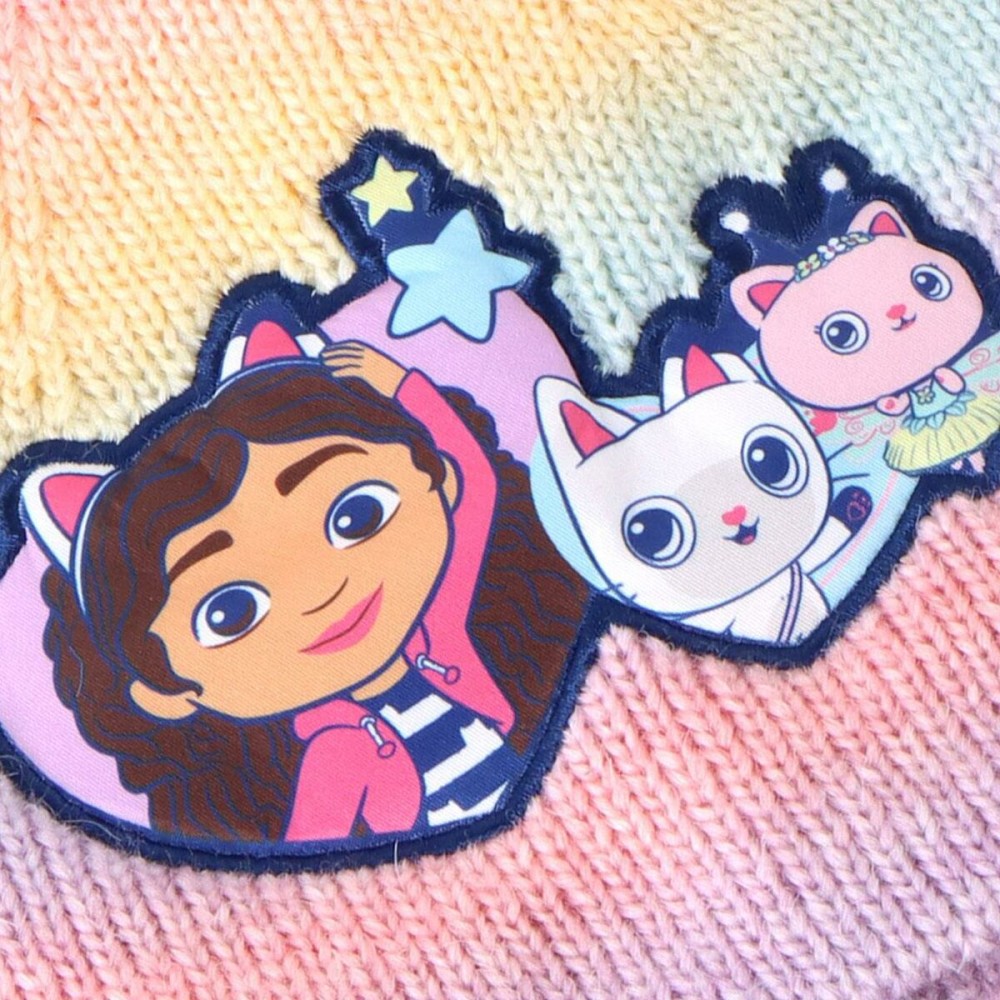 Bonnet, écharpe et gants Gabby's Dollhouse Multicouleur 3 Pièces