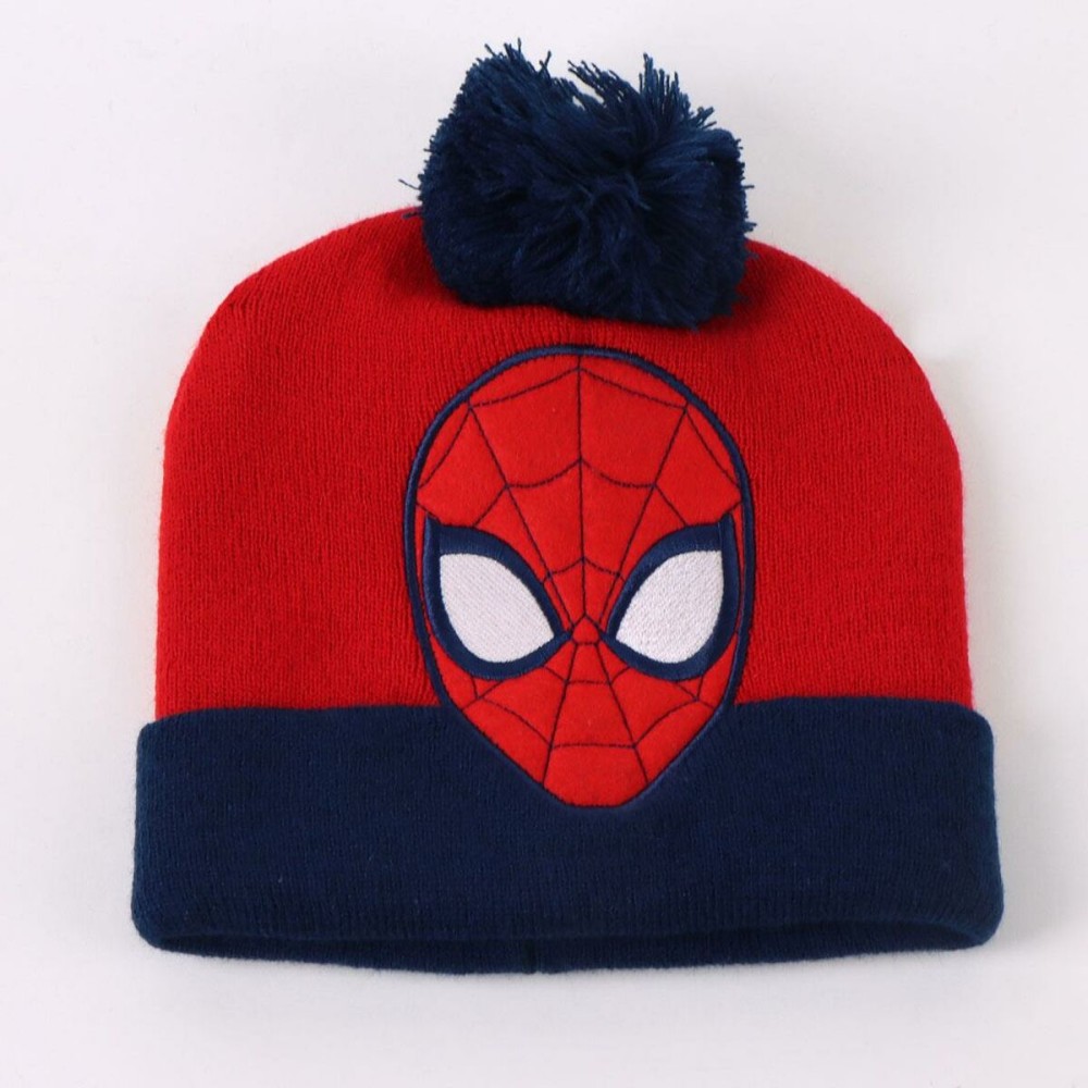 Bonnet, écharpe et gants Spider-Man Bleu 3 Pièces