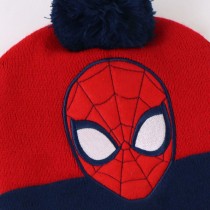 Bonnet, écharpe et gants Spider-Man Bleu 3 Pièces