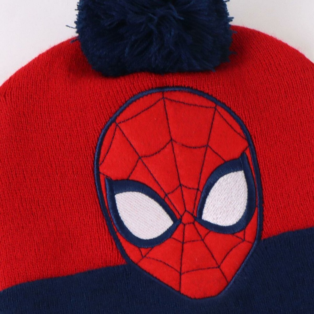 Bonnet, écharpe et gants Spider-Man Bleu 3 Pièces
