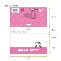 Bonnet, écharpe et gants Hello Kitty Rose 3 Pièces