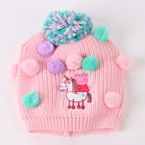 Bonnet, écharpe et gants Peppa Pig Rose 3 Pièces