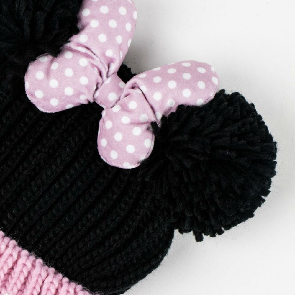 Mütze, Schal und Handschuhe Minnie Mouse Rosa 3 Stücke