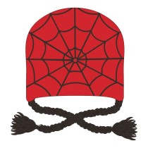 Bonnet enfant Spider-Man Rouge