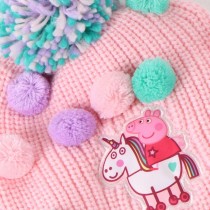 Bonnet, écharpe et gants Peppa Pig Rose 3 Pièces