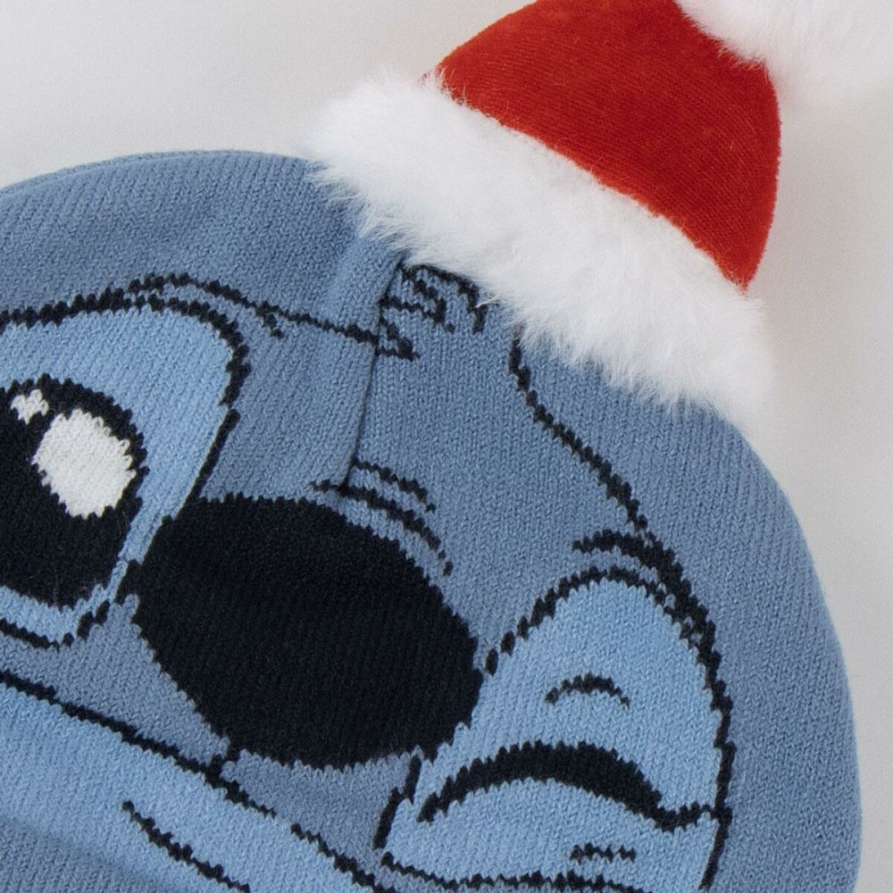 Kindermütze Stitch Blau