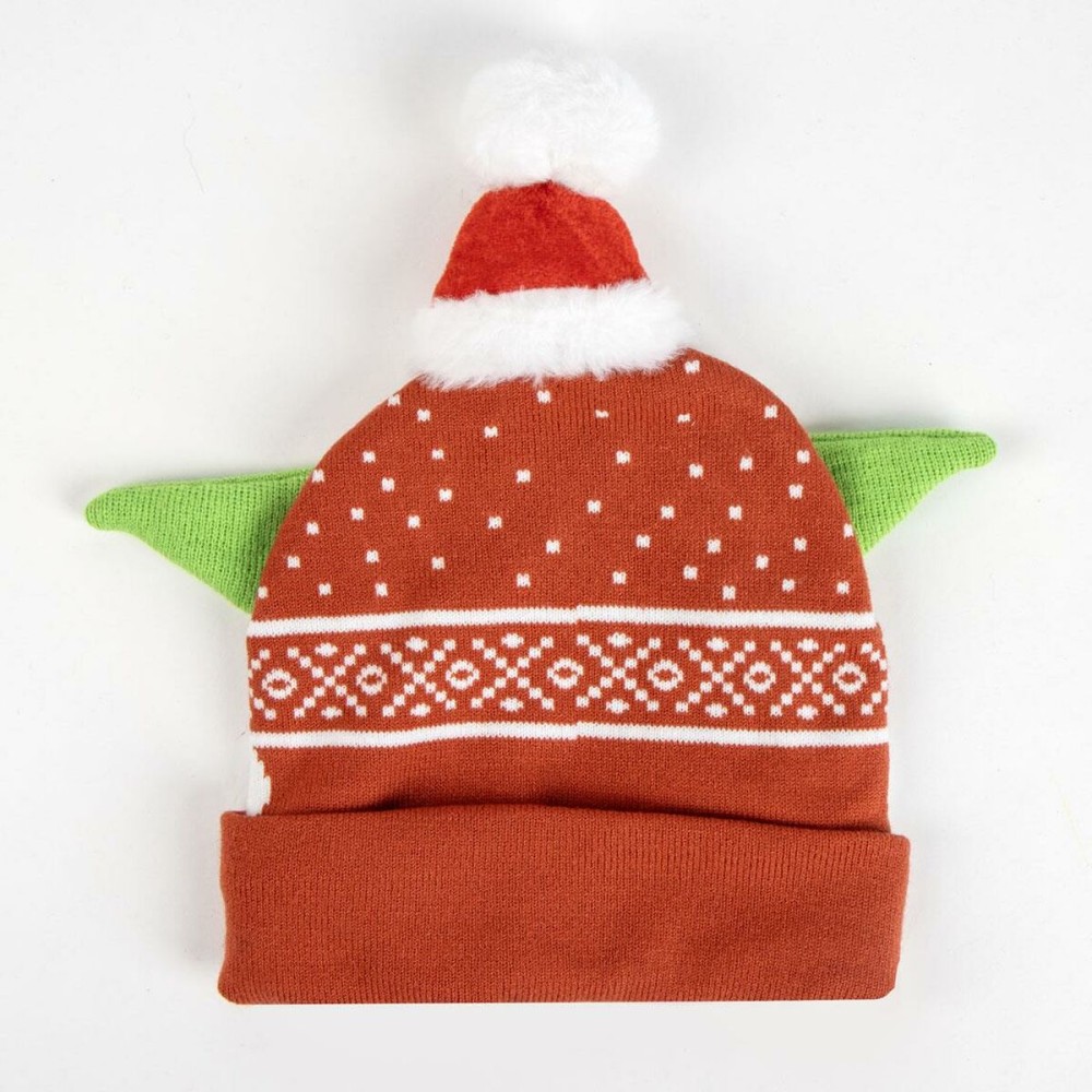 Child Hat The Mandalorian Red