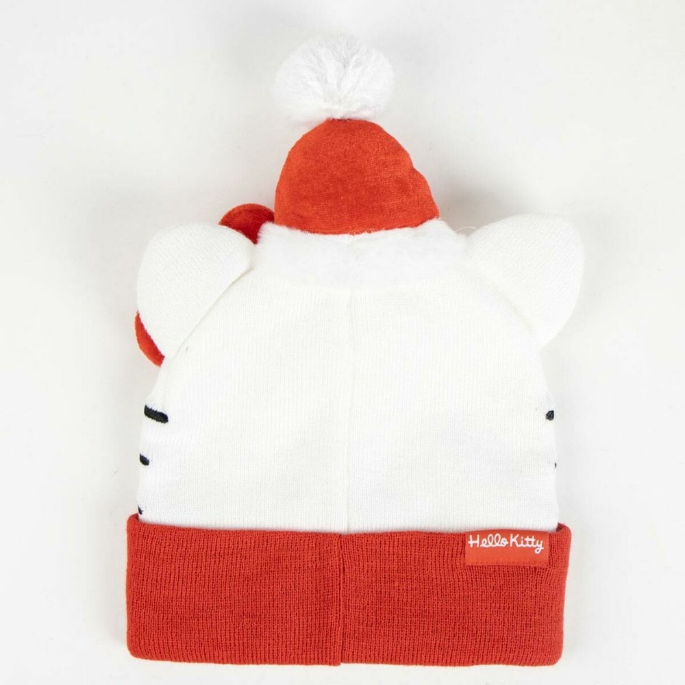 Kindermütze Hello Kitty Weiß