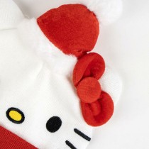 Kindermütze Hello Kitty Weiß
