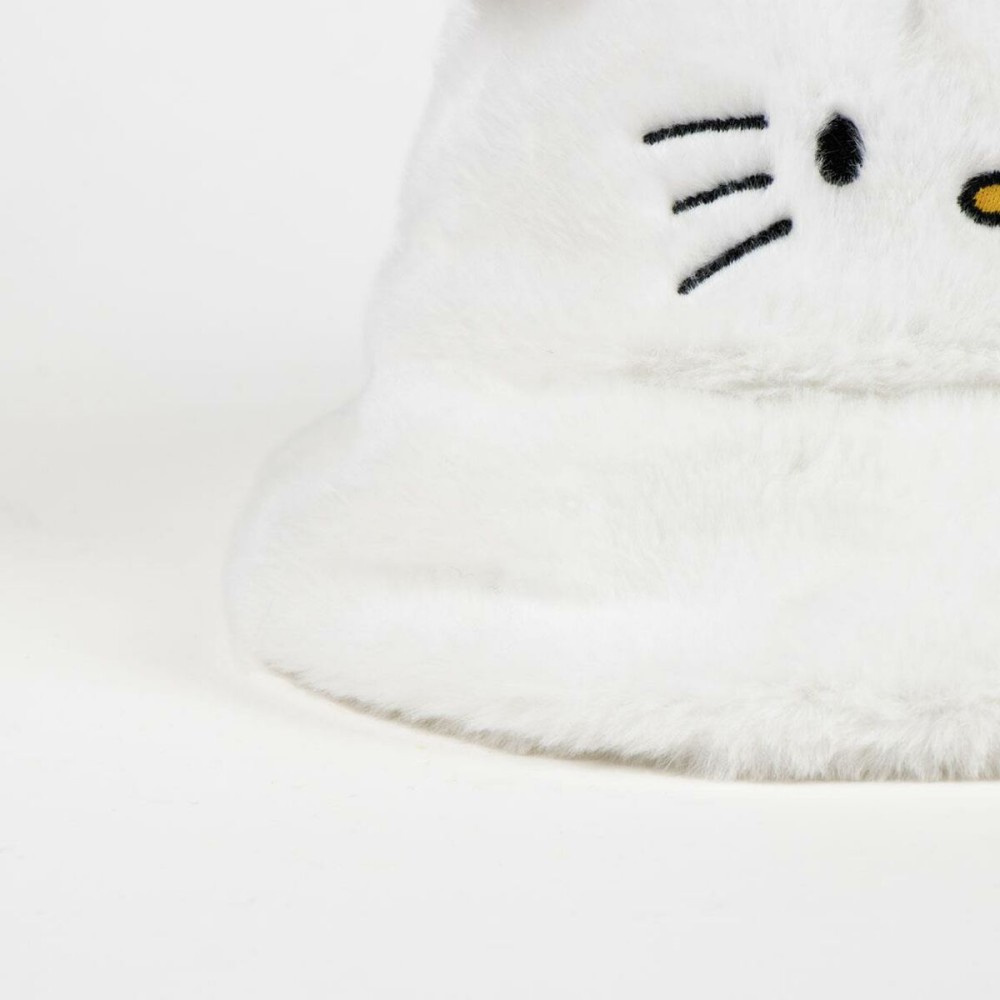 Kindermütze Hello Kitty Weiß